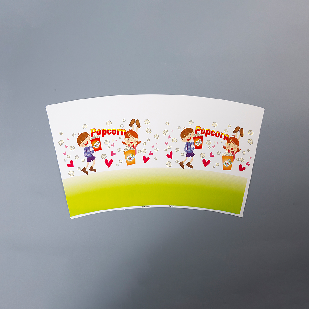 Quạt giấy đôi tráng PE